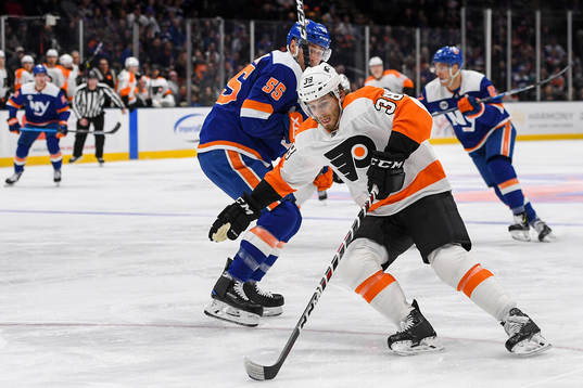Ishockey, NHL Mar 3, 2019; Uniondale, NY, USA; Philadelphia