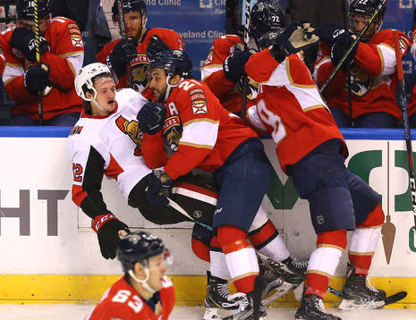 Ishockey, NHL Mar 3, 2019; Sunrise, FL, USA; Ottawa