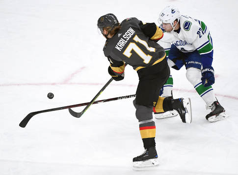 Ishockey, NHL Mar 3, 2019; Las Vegas, NV, USA; Vancouver