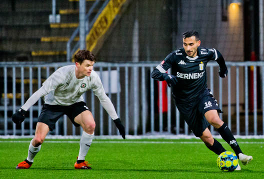 Örebros Albin Granlund och IFK Göteborgs Sargon Abraham