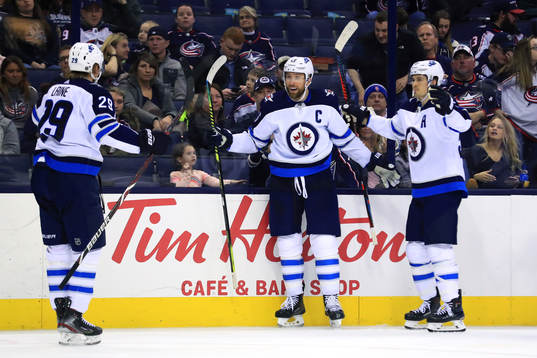 Ishockey, NHL Mar 3, 2019; Columbus, OH, USA; Winnipeg Jets