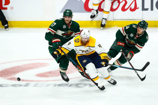 Ishockey, NHL Mar 3, 2019; Saint Paul, MN, USA; Minnesota