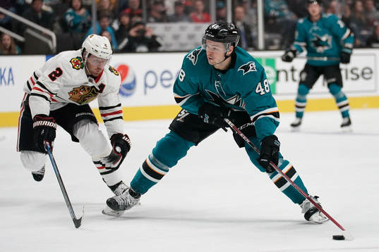 Ishockey, NHL Mar 3, 2019; San Jose, CA, USA; San Jose