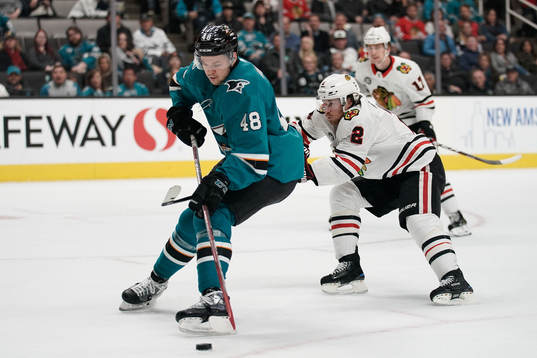 Ishockey, NHL Mar 3, 2019; San Jose, CA, USA; San Jose