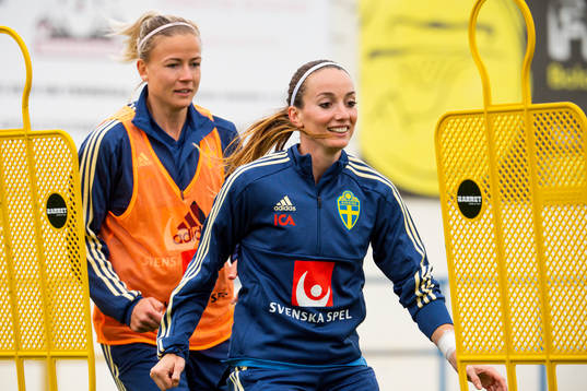 Hanna Glas och Kosovare Asllani