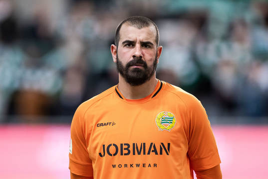 Hammarbys målvakt Gianluca Curci