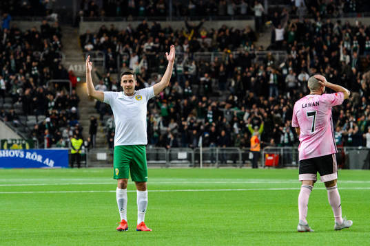Hammarbys Jeppe Andersen jublar