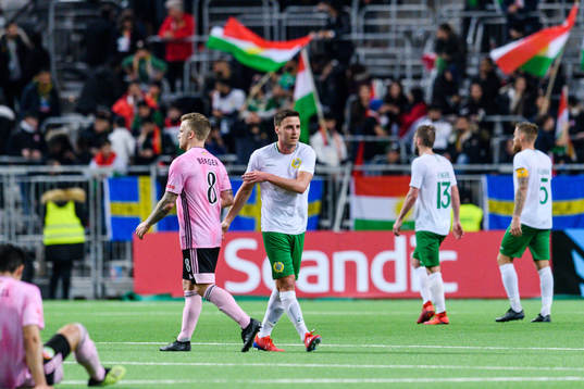 Hammarbys Jeppe Andersen jublar