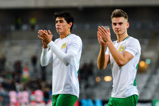 Hammarbys Jean Carlos de Brito och Alexander Kacaniklic