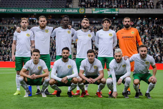 Hammarbys Darijan Bojanic, David Fällman , Kossounou
