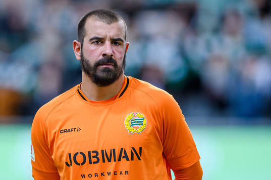 Hammarbys målvakt Gianluca Curci