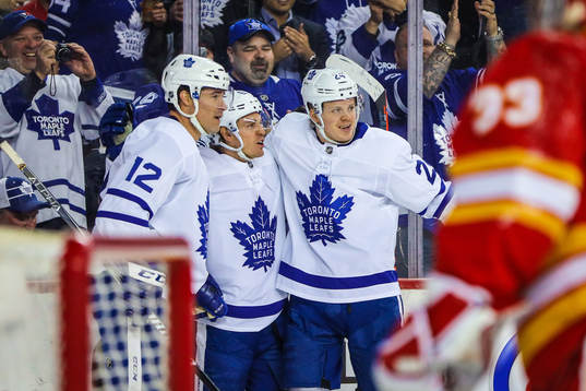 Ishockey, NHL Mar 4, 2019; Calgary, Alberta, CAN; Toronto