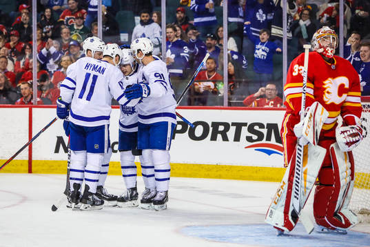 Ishockey, NHL Mar 4, 2019; Calgary, Alberta, CAN; Toronto