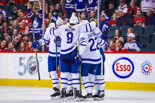 Ishockey, NHL Mar 4, 2019; Calgary, Alberta, CAN; Toronto