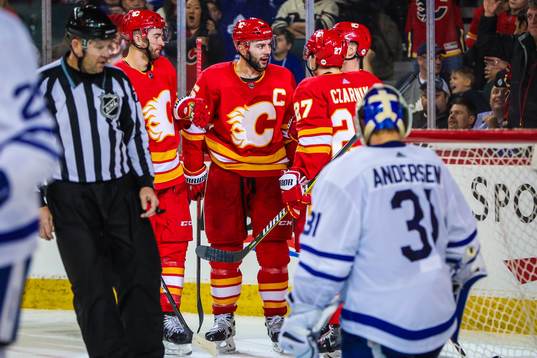 Ishockey, NHL Mar 4, 2019; Calgary, Alberta, CAN; Calgary