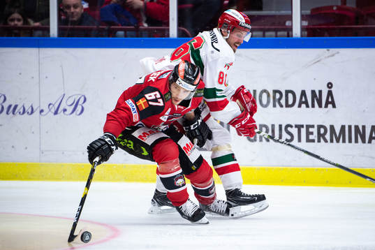 Malmö Redhawks Konstantin Komarek och Moras Mathias Bromé