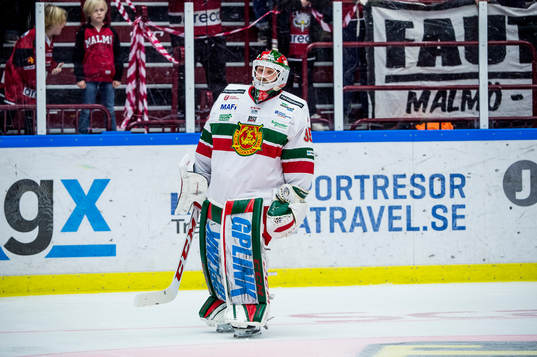 Moras målvakt Christian Engstrand deppar