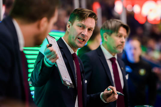 Färjestads tränare Johan Pennerborn