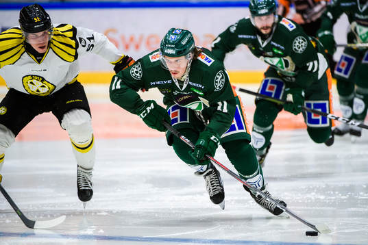 Brynäs Tomi Sallinen och Färjestads Joakim Nygård
