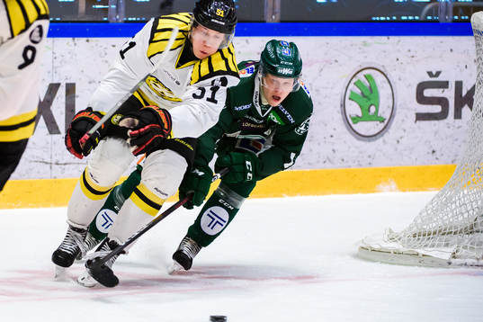 Brynäs Tomi Sallinen och Färjestads Daniel Viksten
