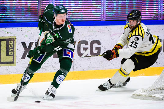 Färjestads Alexander Reichenberg och Brynäs Simon