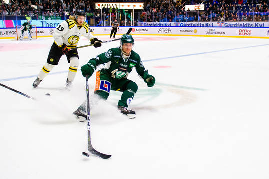 Brynäs Ludvig Nilsson och Färjestads Jesper Olofsson