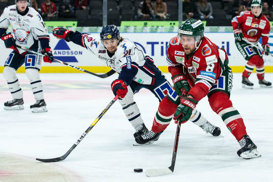 Linköpings Adam Brodecki och Frölundas Viktor Ekbom