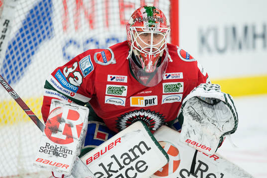 Frölundas målvakt Johan Mattsson