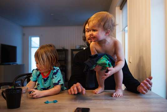 Hemma hos Linus Hallenius