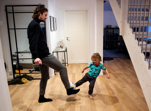 Hemma hos Linus Hallenius