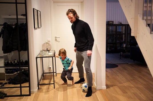 Hemma hos Linus Hallenius