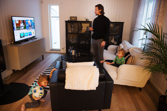 Hemma hos Linus Hallenius