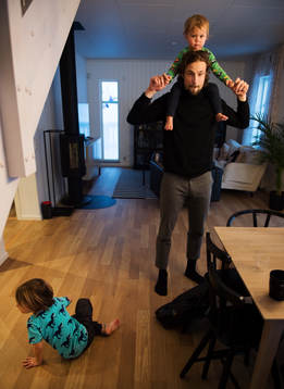 Hemma hos Linus Hallenius
