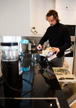 Hemma hos Linus Hallenius