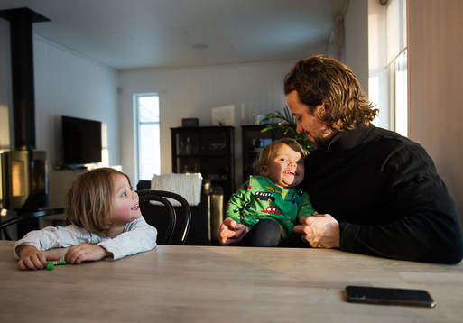 Hemma hos Linus Hallenius