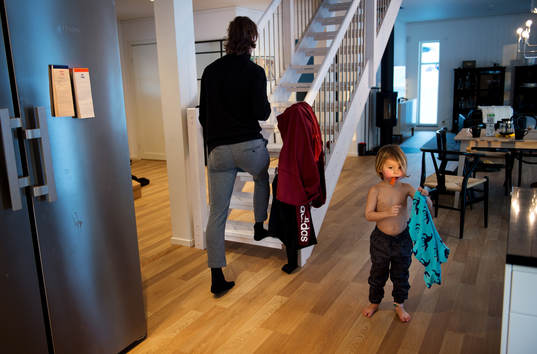 Hemma hos Linus Hallenius