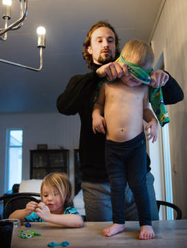 Hemma hos Linus Hallenius