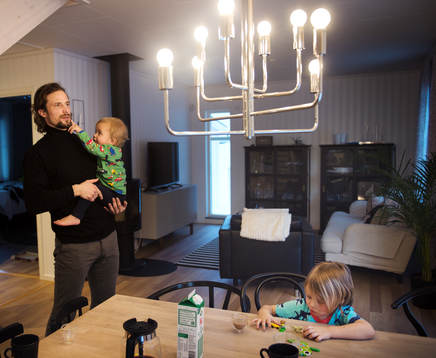 Hemma hos Linus Hallenius