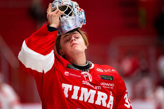 Timrås målvakt Linus Marcko