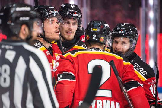 Luleås Oscar Engsund, Emil Larsson, Fredrik Styrman och