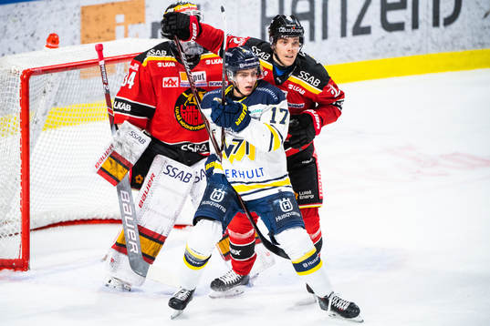 s Isac Brännström och Luleås Fredrik Styrmanunder