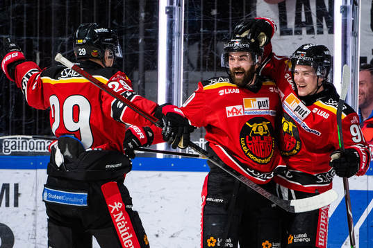 Luleås Erik Gustafsson, Jack Connolly och Austin Farley