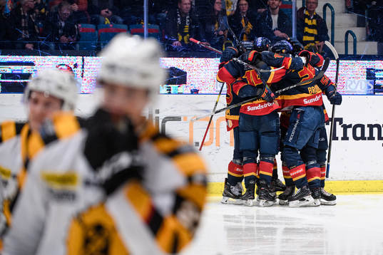 Djurgårdens spelare jublar