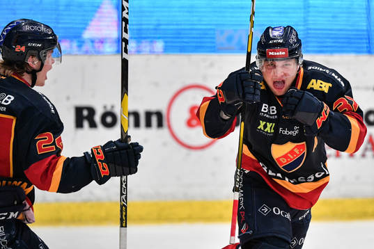 Djurgårdens Jesper Pettersson jublar