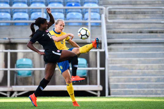 Nichelle Prince of Canada and Magdalena Eriksson  of Sweden
