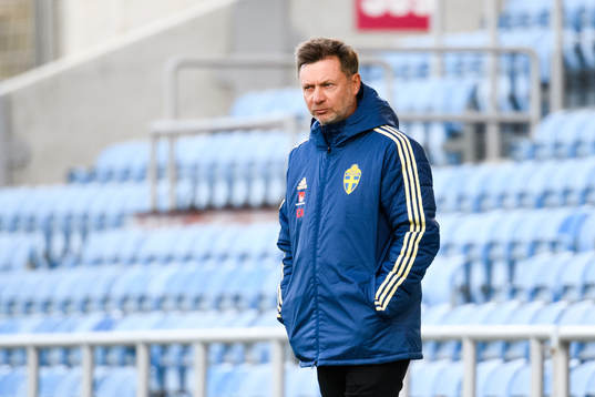 Peter Gerhardsson, head coach of Sweden