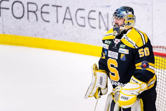 Södertäljes målvakt Alexander Sahlinunder