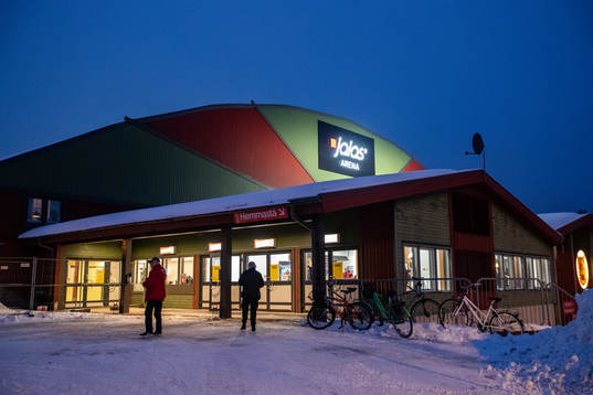 Jalas Arena innan ishockeymatchen i SHL mellan Mora och