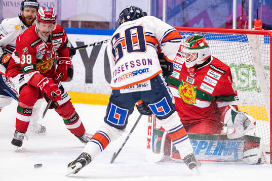 Moras Adam Massuhr och Växjös Erik Josefsson och Moras