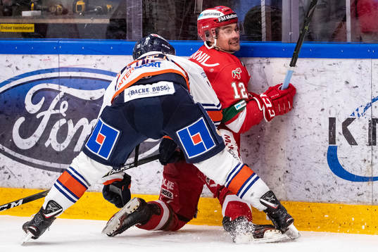 Växjös Tuomas Kiiskinen och Moras Kevin Gagné